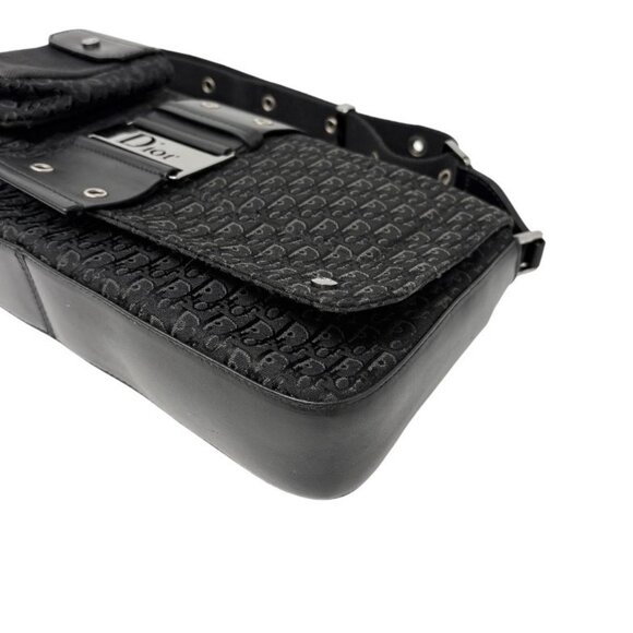 Christian Dior Vintage 2002 Trotter Monogram Street Chic 2way Bag Black [106341] - Picture 7 of 12